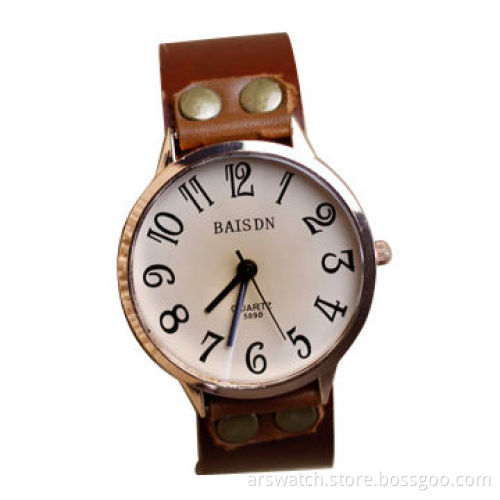 Vintage Watch for Ladies, with Studs, Genuine Long Stap, Water-resistant, Japan Movement
